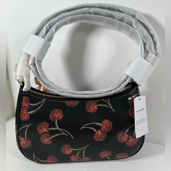 NWT Coach Teri Shoulder Bag With Cherry Print - Picture 2 of 11